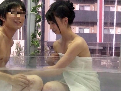 【MM】混浴をしていた男女が淫乱な交流をたっぷりと深めて激イキを何度もすることになる